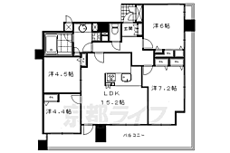 プレサンス京都四条河原町ネクステージ 4LDKの間取図画像