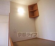 ベッドの上にも