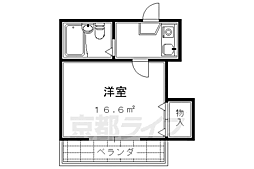レオパレス伏見第3 1Kの間取図画像