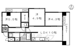 LATTICEKAMITOBA 3LDKの間取図画像