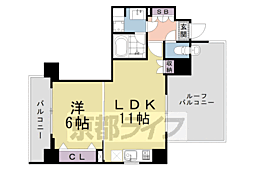 ベラジオ京都洛南2 1LDKの間取図画像