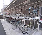 駐輪場。