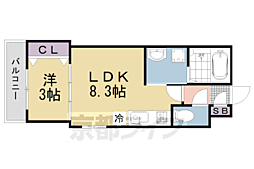 京都地下鉄東西線 御陵駅 徒歩14分