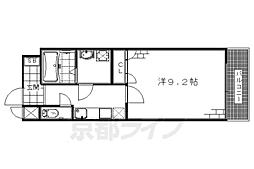メゾンヴィーナス 1Kの間取図画像