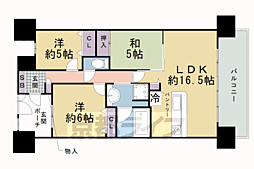 パデシオン三山木駅前ザ・グランドレジデンス 3LDKの間取図画像