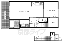 京福電気鉄道北野線 北野白梅町駅 徒歩9分 2階/-