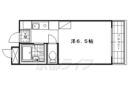 プラネシア京都 1Kの間取図画像