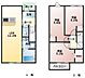 間取り：ファミリー向け3LDKメゾネット！　小型犬・猫飼育OK！