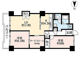 URアーバニア千代田  ｜ 愛知県名古屋市中区千代田5丁目（賃貸マンション2LDK・14階・74.22㎡） その2