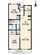 URアーバニア仲田  ｜ 愛知県名古屋市千種区仲田2丁目（賃貸マンション2LDK・2階・60.05㎡） その2