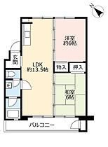 UR藤山台  ｜ 愛知県春日井市藤山台4丁目（賃貸マンション2LDK・5階・56.91㎡） その2