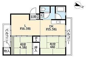 UR高森台  ｜ 愛知県春日井市高森台10丁目（賃貸マンション2LDK・2階・47.97㎡） その2