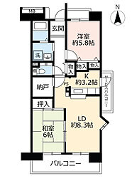 間取図画像 3LDK