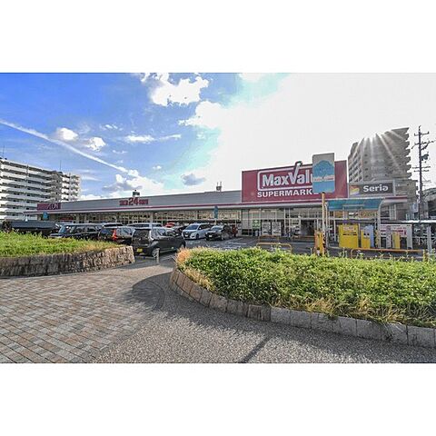 スーパー「マックスバリュ鳩岡店まで228ｍ」