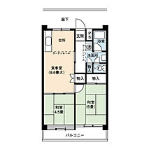 3階 / 2DK / 46.2㎡