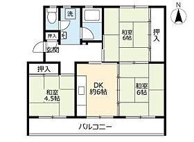 1階 / 3DK / 54.88㎡
