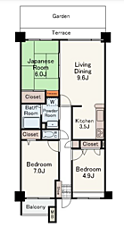 間取図画像 3LDK