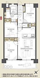間取図画像 3LDK