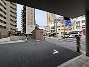 駐車場入口！