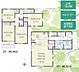 間取り：【4LDK+パントリー】建物約29.17坪、キッチン横にパントリーがある間取り、２階4部屋！