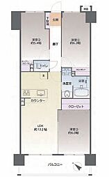 アンピール教育大前 3LDKの間取図画像