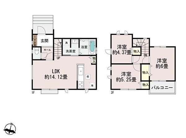 間取りを拡大表示