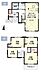 間取り：2階に洋室が4部屋あるオールフローリングの4LDK！家事がはかどる水回り集中設計♪