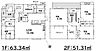 間取り：【4LDK+WIC+FCL】家事がはかどる水回り集中設計！