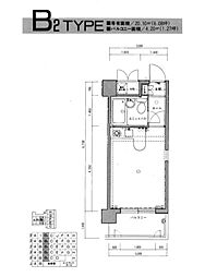 ステイタスマンション博多駅南 1Kの間取図画像