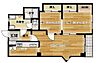 間取り：高台の5階南向きのお部屋で見晴らし+眺望良好！