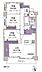 間取り：納戸とWIC付き約80ｍ2の広々3LDK！9階南向きのお部屋で陽当たり+眺望良好♪