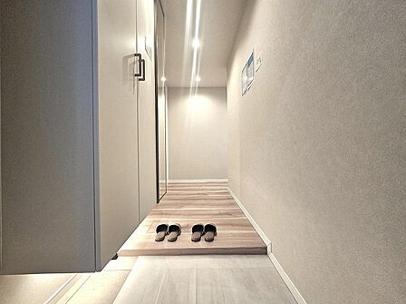 清潔感のある玄関。