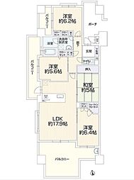 アソシアテラス博多南 4LDKの間取図画像