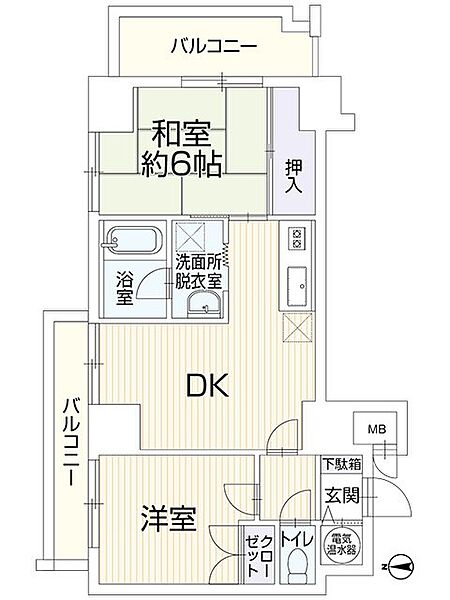 間取りを拡大表示