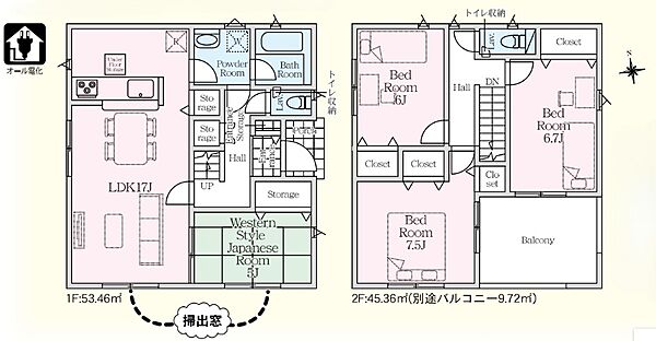 間取りを拡大表示