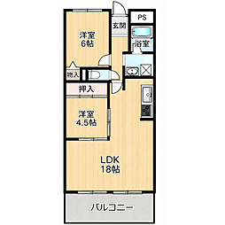 ギャレ金剛 3LDKの間取図画像