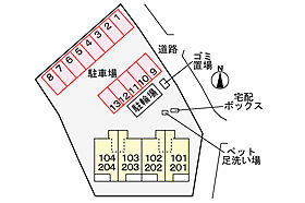 マグノリア  ｜ 山口県宇部市大字西岐波4401-1（賃貸アパート1LDK・1階・36.29㎡） その21