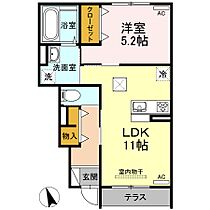 メイプルガーデン 105 ｜ 山口県宇部市恩田町１丁目4-5-11（賃貸アパート1LDK・1階・43.78㎡） その2