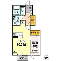 リベルテコート 102 ｜ 山口県宇部市小松原町２丁目10-59（賃貸アパート1LDK・1階・40.00㎡） その2