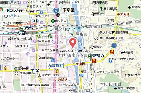 画像27:JR、地下鉄、近鉄の各線の京都駅より徒歩10分の立地です。
