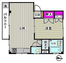 シティハウス西蒲田 202 ｜ 東京都大田区西蒲田４丁目17-22（賃貸マンション1LDK・2階・36.42㎡） その2