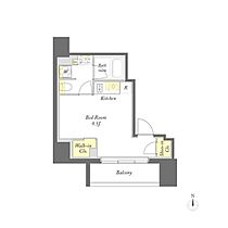 プライムメゾン蒲田 1204 ｜ 東京都大田区西蒲田８丁目21-3（賃貸マンション1R・12階・25.90㎡） その2