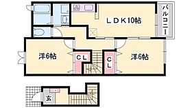 兵庫県西脇市小坂町（賃貸アパート2LDK・2階・57.32㎡） その2