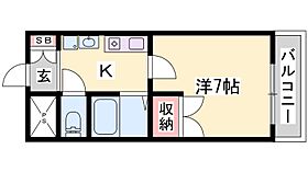 兵庫県神崎郡福崎町山崎（賃貸マンション1K・3階・25.50㎡） その2