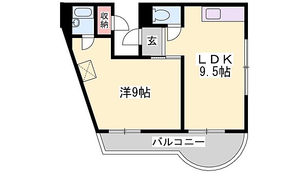 第1ライフビル 2-D｜兵庫県加古川市米田町平津(賃貸マンション1LDK・2階・45.74㎡)の写真 その1