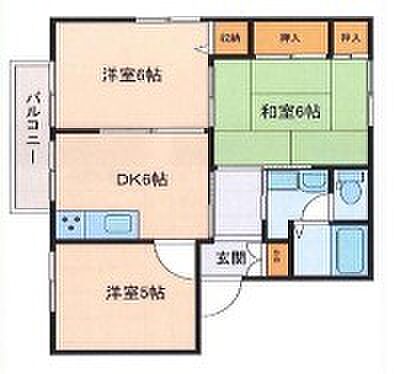 コーポK3 202｜兵庫県姫路市書写(賃貸アパート3DK・2階・50.81㎡)の写真 その1