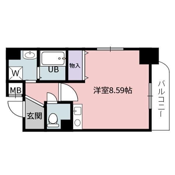 兵庫県姫路市三左衛門堀東の町(賃貸マンション2LDK・5階・49.50㎡)の写真 その2