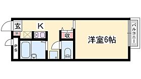 兵庫県姫路市上大野２丁目（賃貸アパート1K・2階・19.67㎡） その2