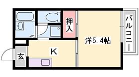兵庫県姫路市書写（賃貸アパート1K・1階・21.30㎡） その2