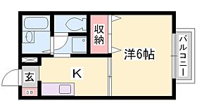 兵庫県姫路市書写（賃貸アパート1K・2階・24.42㎡） その2